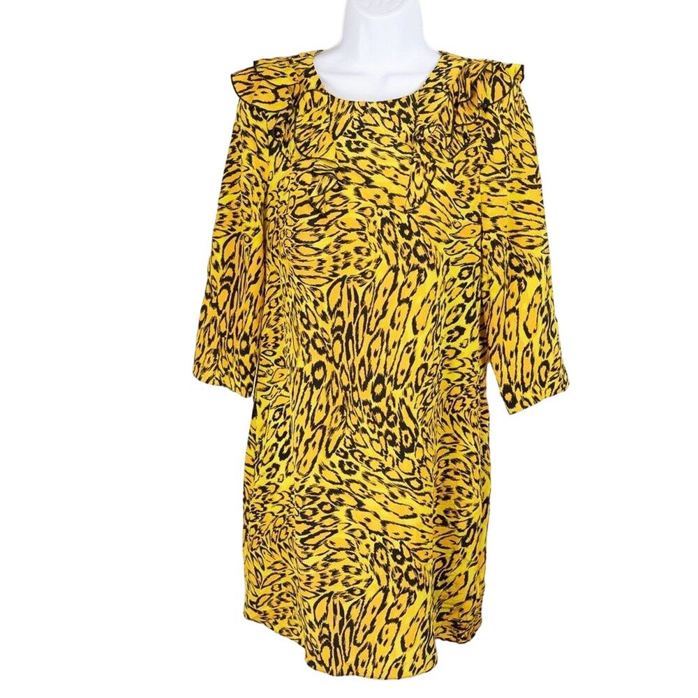 Juicy Couture Leopard Print Shift Dress 8